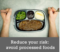 Reduce your risk: avoid processed foods