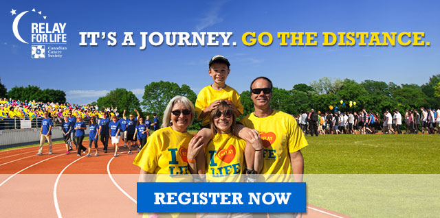 It's Journey. Go The Distance. Register for Relay For Life today!